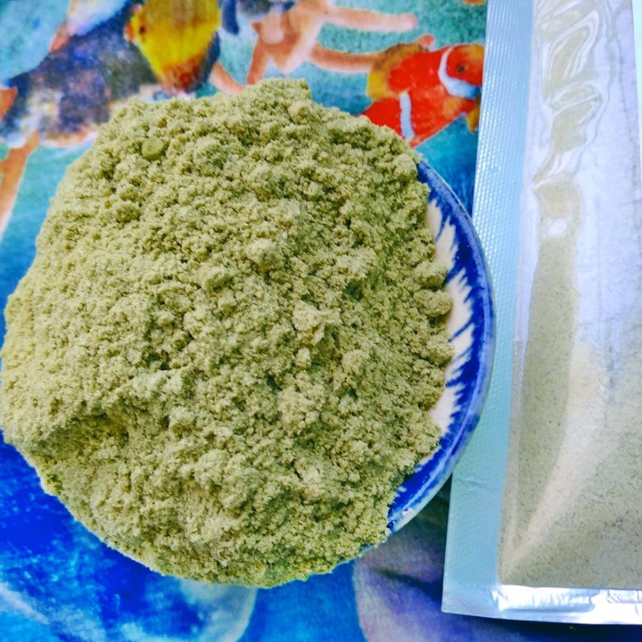 Tinh Cám gạo Trà xanh 500g nguyên chất thiên nhiên 100% có giấy ĐKKD và VSATTP Ling