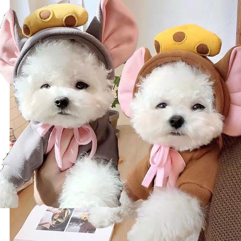Áo nón cây nấm con voi cho chó mèo