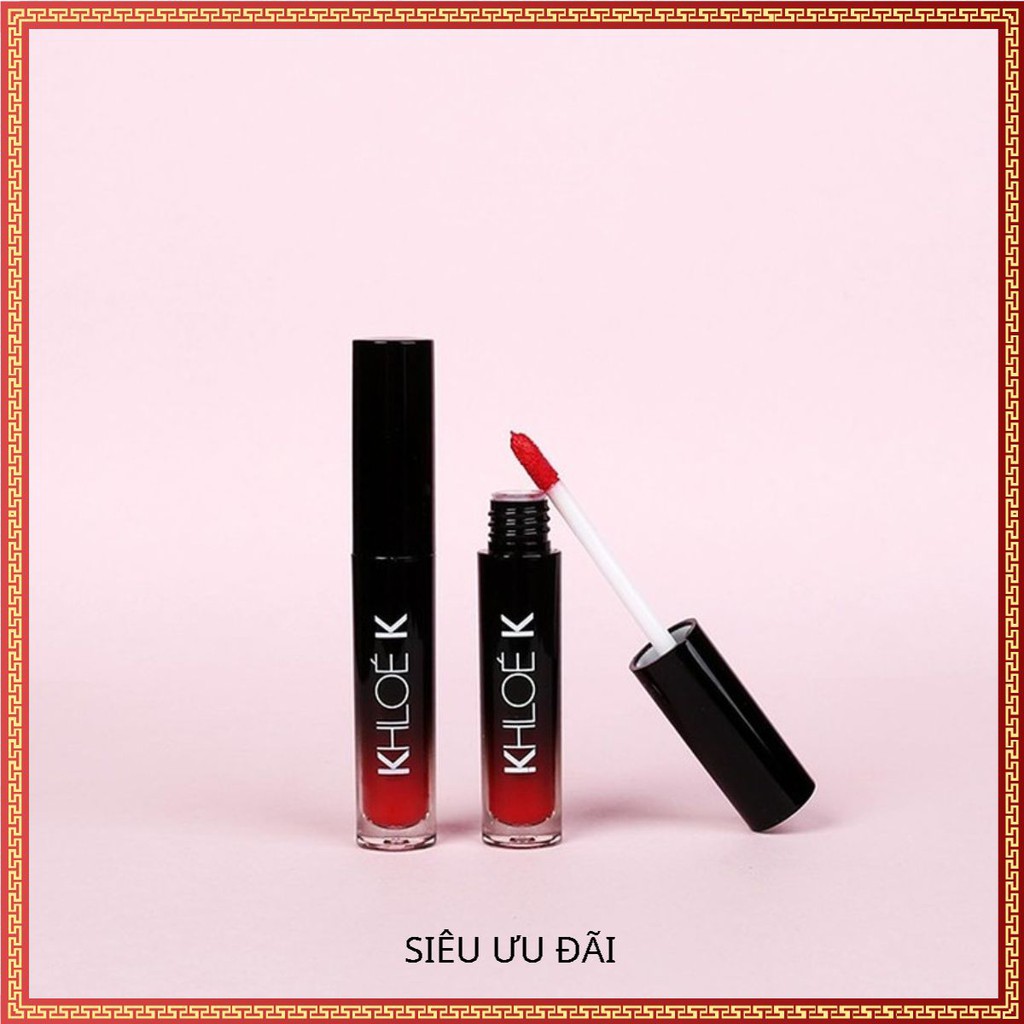 Combo 2 Son Dưỡng dạng kem Cao Cấp Khloe K Màu Đỏ Cam Andy.Shop01 | Thế Giới Skin Care