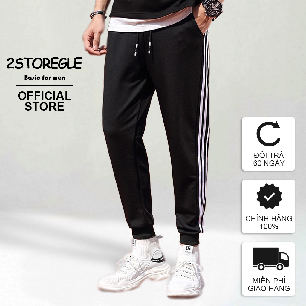 Quần Thể Thao Nam Ống Bó Thời Trang 2STOREGLE Chất Vải Mịn Mát Dày Dặn Ống Ôm