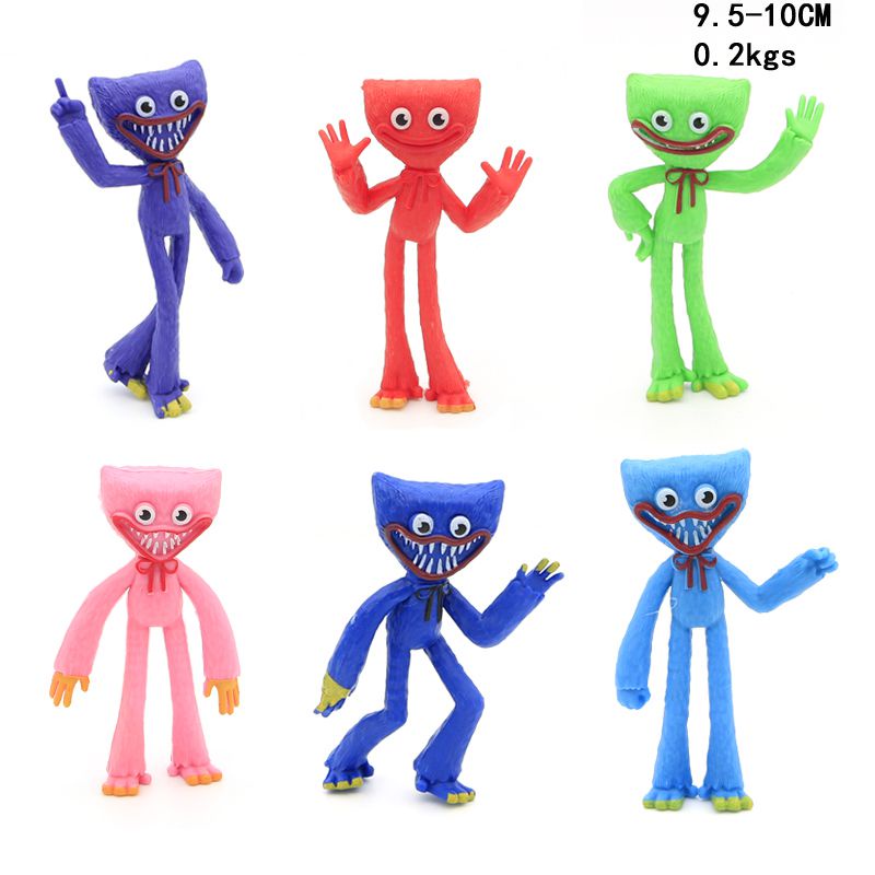 set 6pcs/8pcs Poppy Playtime Huggy Wuggy Action Figure Dolls Kids Gift