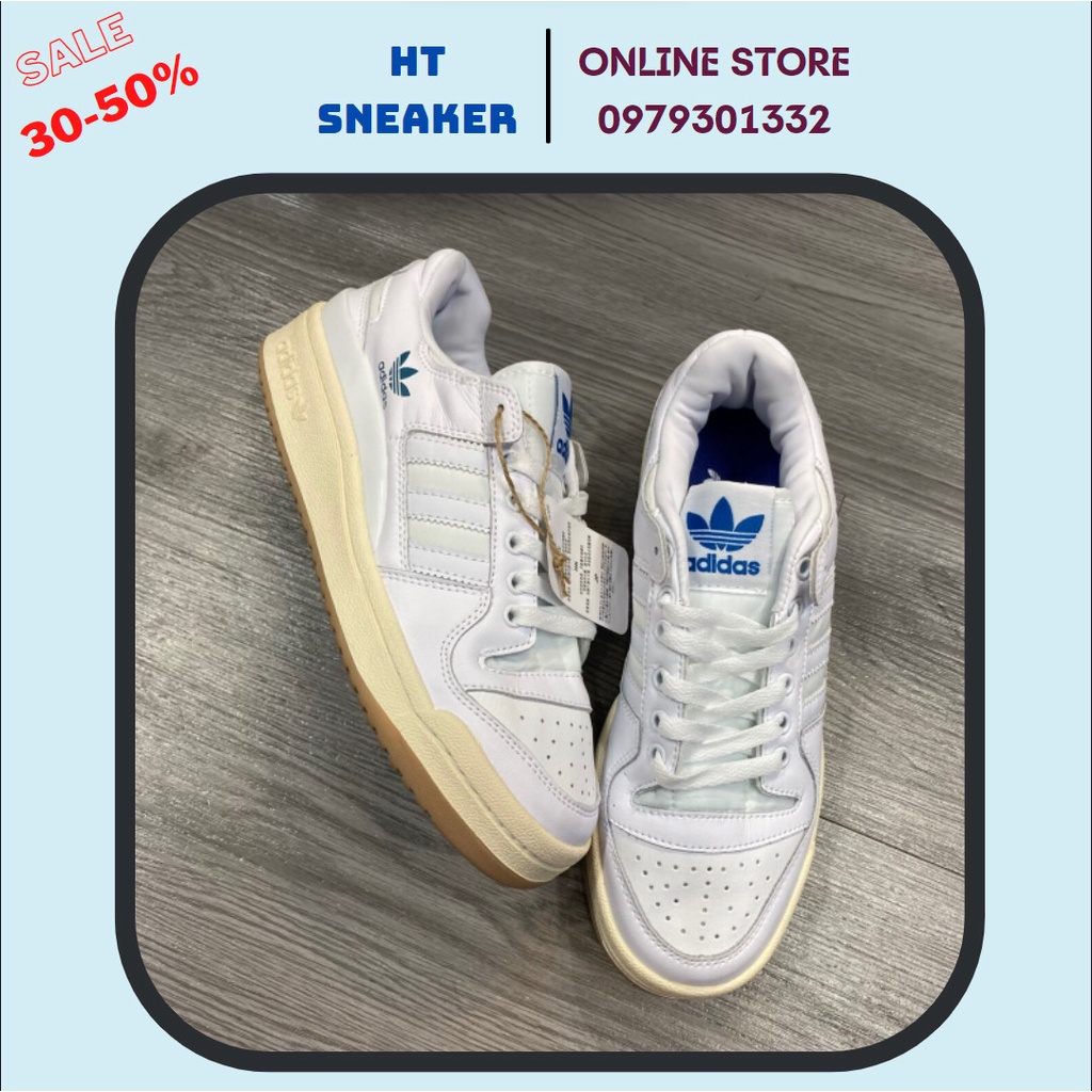 Giày Sneaker Das Forum 84 Low ADV Cloud White Blue Bird|Forum Trắng Nam Nữ