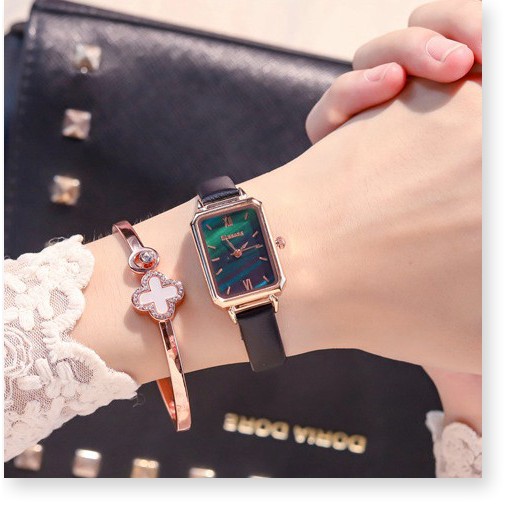 Đồng hồ nữ Ulzzang U012 chính hãng, dây da mềm đeo êm tay
