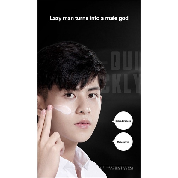 [Hàng mới về] Kem nền BB dạng lỏng che khuyết điểm làm trắng da trang điểm tự nhiên cho nam | BigBuy360 - bigbuy360.vn