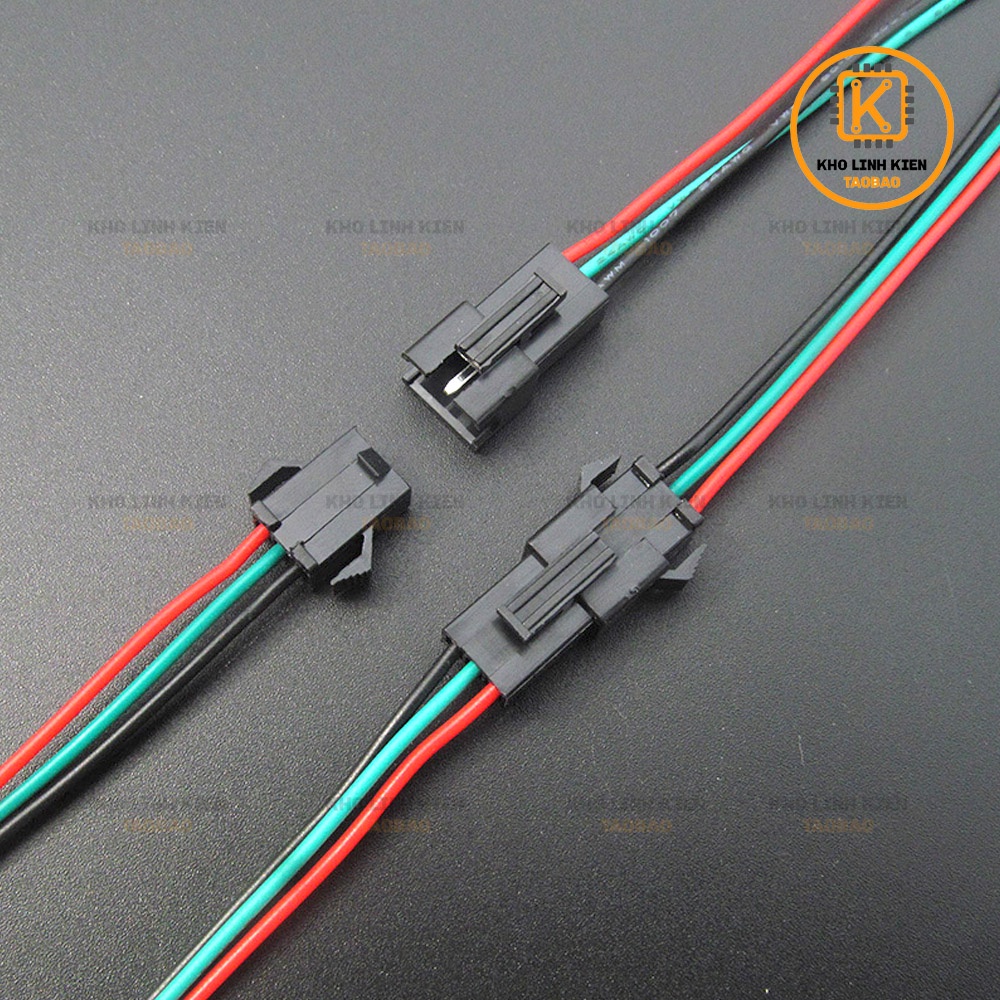 Cặp jack kết nối đực cái SM-2P, SM-3P, SM-4P 2.54mm
