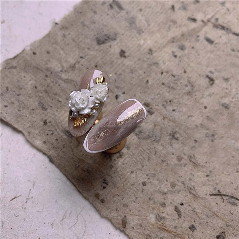 Phụ Kiện Trang Trí Móng Tay Hình Hoa Hồng Tinh Tế DIY