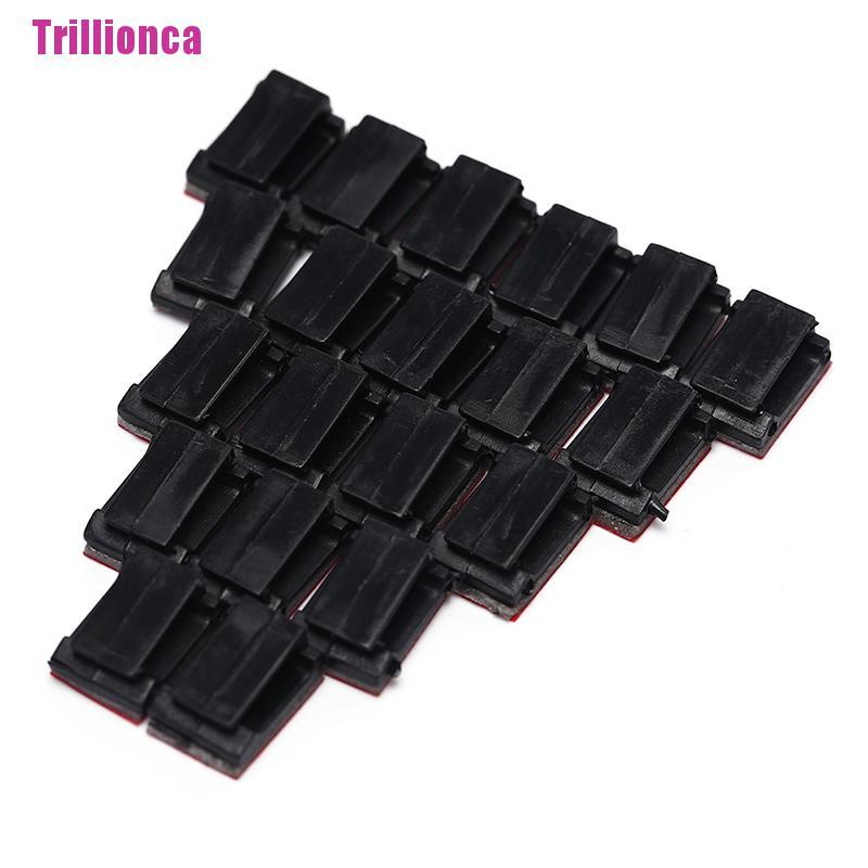 Set 20 Giá Đỡ Dây Cáp Gắn Xe Hơi Tự Dính Tiện Dụng | BigBuy360 - bigbuy360.vn