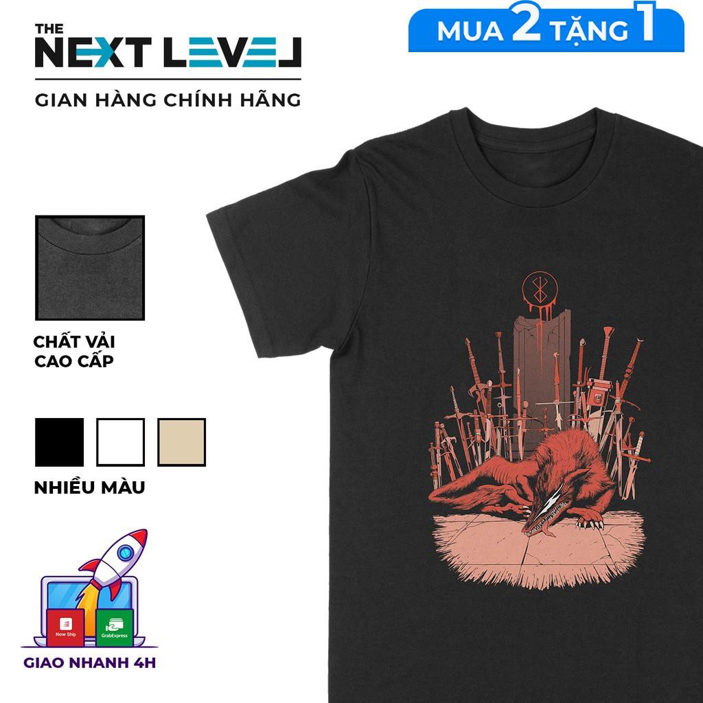 QBoE /Áo thun Beast of Darkness - Berserk Unisex THE NEXT LEVEL, Cotton 100% 3 màu nam nữ - BT0138!