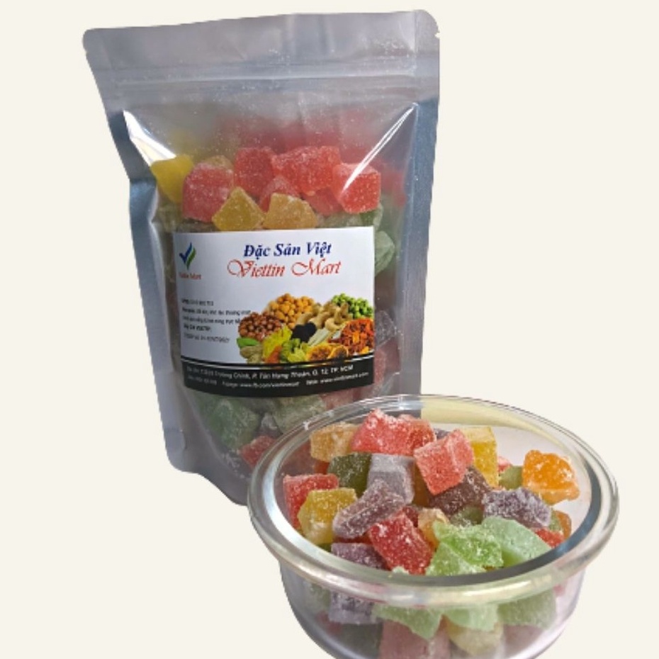 Kẹo Dẻo Dâu Sữa Viettin Mart 1KG