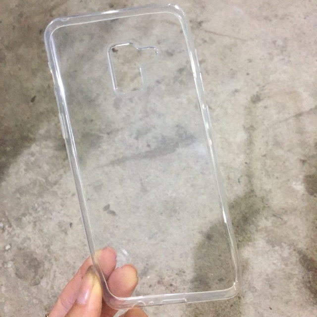 Ốp galaxy A8 2018 dẻo mỏng silicon trong suốt