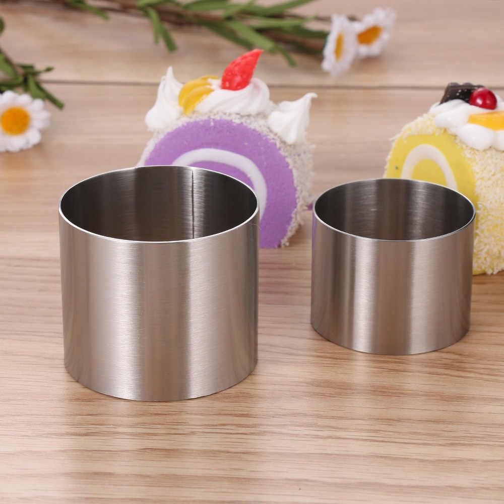 Khuôn ring bằng inox, dùng làm bánh lạnh, bánh mousse, bánh chessse. khuôn bằng inox, sáng bóng dễ cất giữ sau khi dùng.