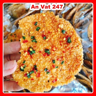 Cơm cháy mắm hành loại to đồ ăn vặt ngon giòn hấp dẫn