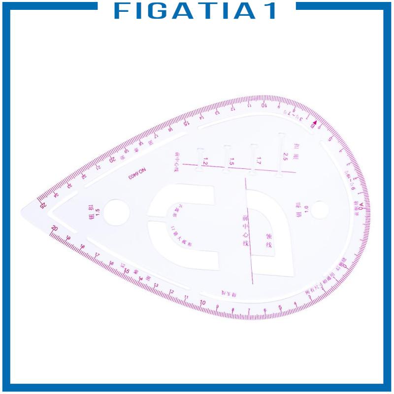 [Fiatia1] Set 6 Thước May Vá Thẳng Và Cong