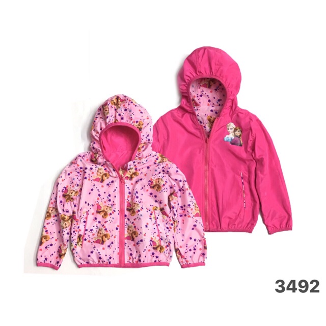 Áo khoác gió 2 mặt elsa