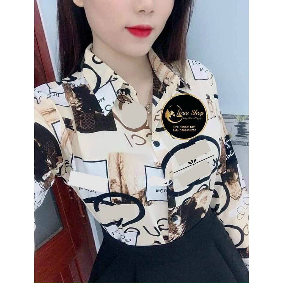 Áo sơ mi nữ nhiều mẫu tay dài