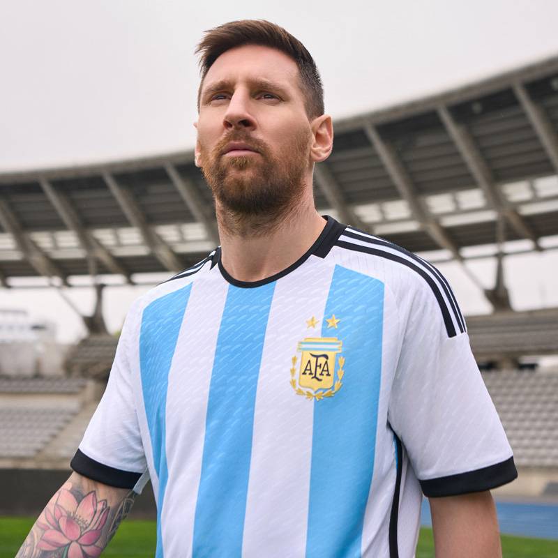 Áo Thun Bóng Đá Messi World Cup 2022-2023 Chất Lượng Cao Mới