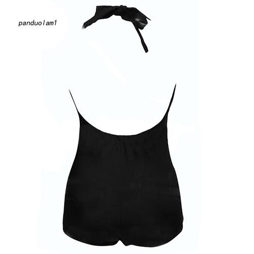 Đồ bơi cổ yếm có độn ngực thời trang cổ điển quyến rũ cho nữ | BigBuy360 - bigbuy360.vn