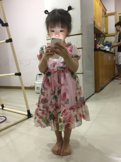 Váy bèo hoa cho bé gái( sale cắt mã)