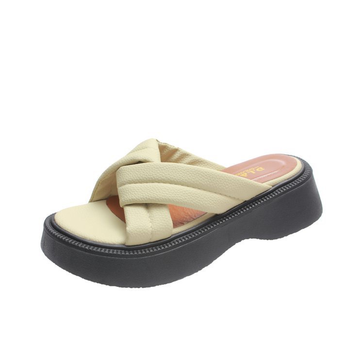 Dép Sandal Đế Dày Thời Trang Mùa Hè Dễ Phối Đồ Cho Nữ