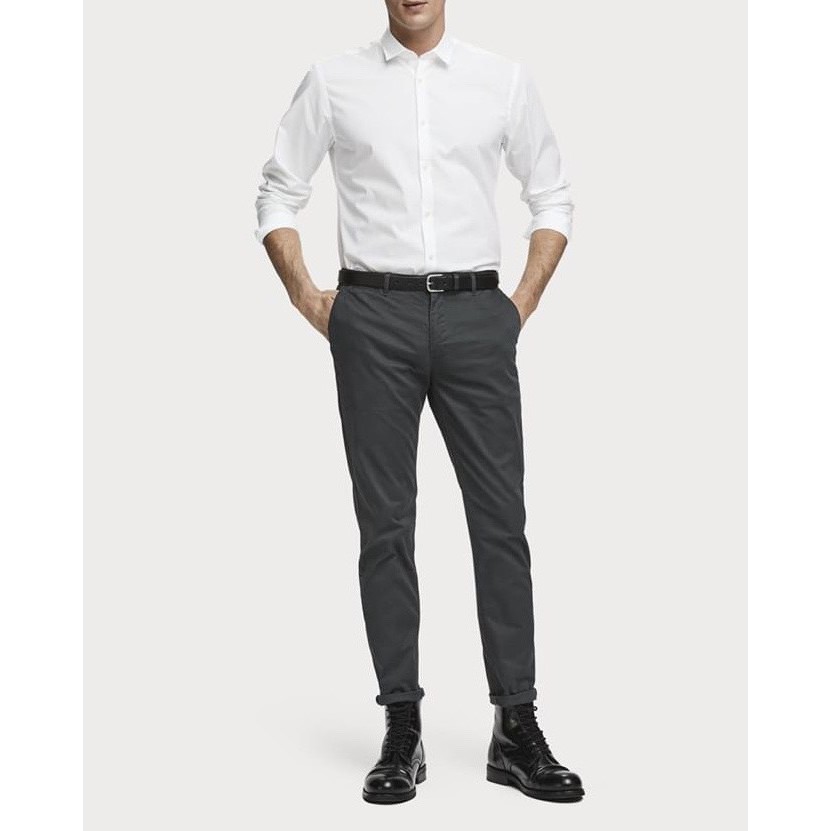 Quần kaki nam ống côn skiny Brooks_ Brothers cao cấp, vải siêu mềm thoải mái