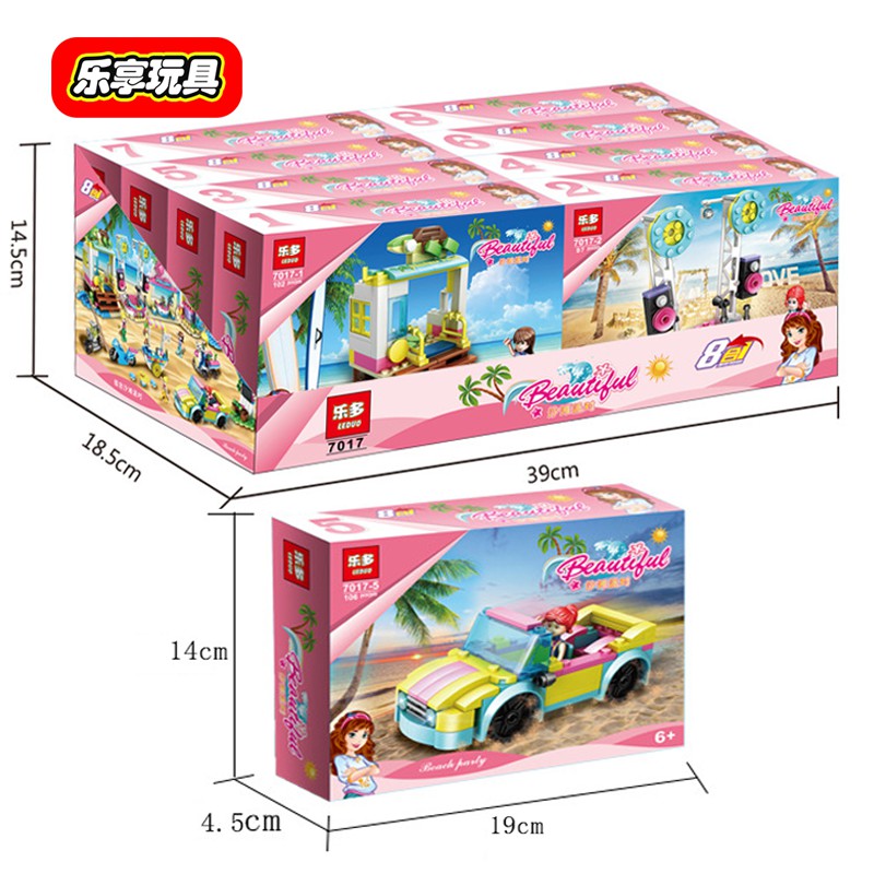 Tương thích với các khối Lego, Princess Castle, Girl Play House Series Đồ chơi phát triển có lợi cho trí thông minh net