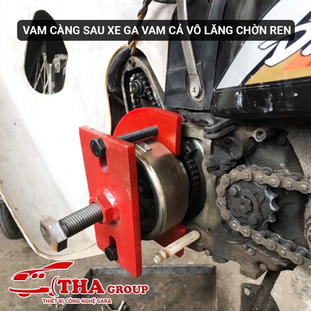 Vam Càng Sau Xe Ga ( 2 in 1 ) Vam Cả Vô Lăng Khi Chờn Ren