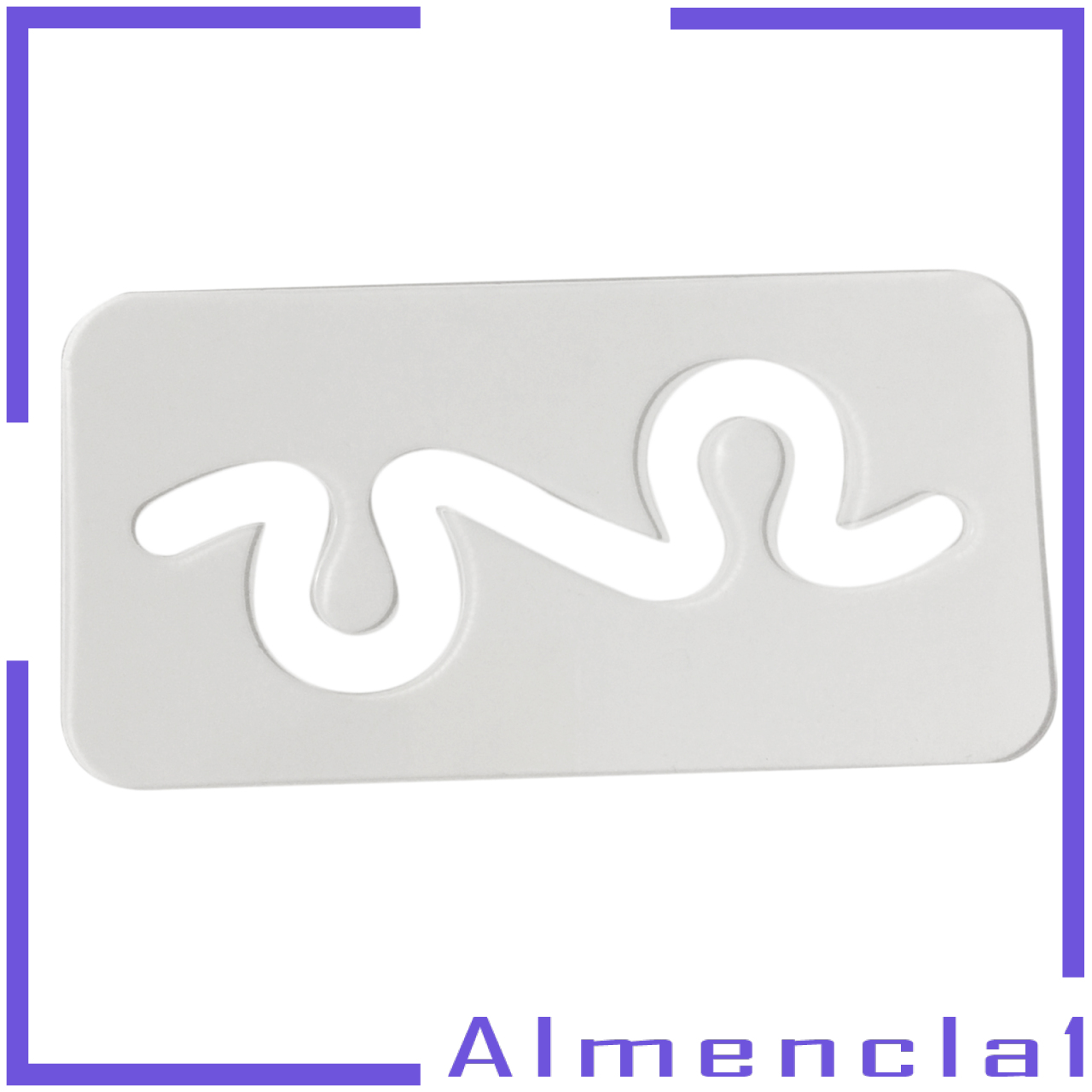 (Amencla1) Thước Đo May Vá Bằng Nhựa Trong Suốt