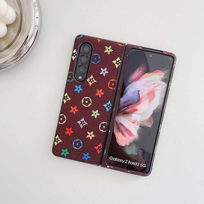 Ốp điện thoại in họa tiết sang trọng bảo vệ cho Samsung Galaxy Z Fold 3