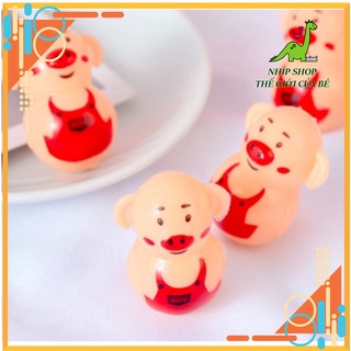 Đồ chơi lật đật mini hình heo con