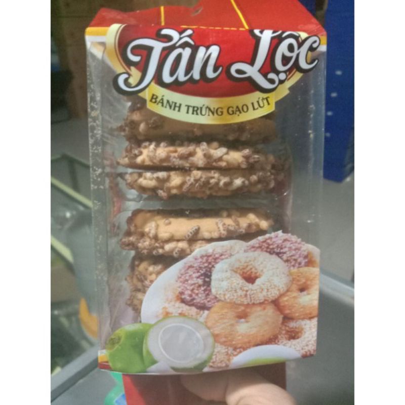 Bánh vừng vòng gạo lứt gói 10 cái