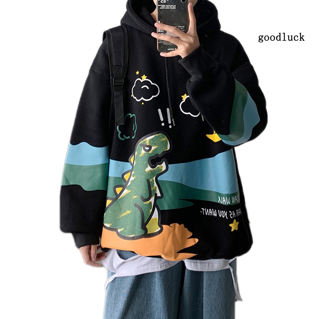 Áo Hoodies Tay Dài Hoạ Tiết Khủng Long Cho Nam Giới | BigBuy360 - bigbuy360.vn
