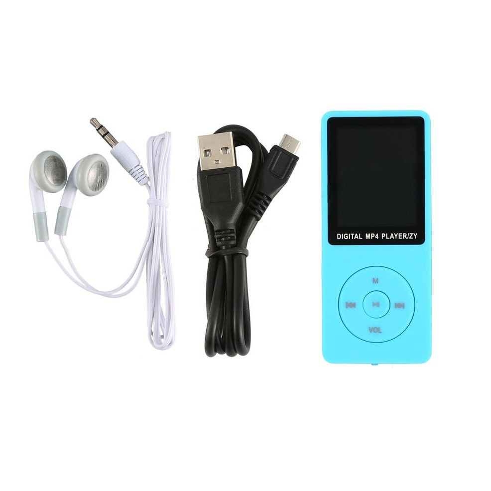 Máy Nghe Nhạc Mp3 Mp4 Siêu Mỏng Có Khe Cắm Thẻ Nhớ Tiện Dụng