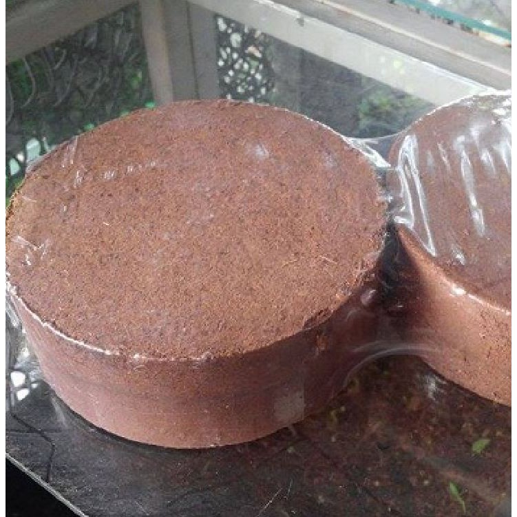 Viên nén mùn dừa trồng cây - Mùn dừa viên nén  1 viên 500gr