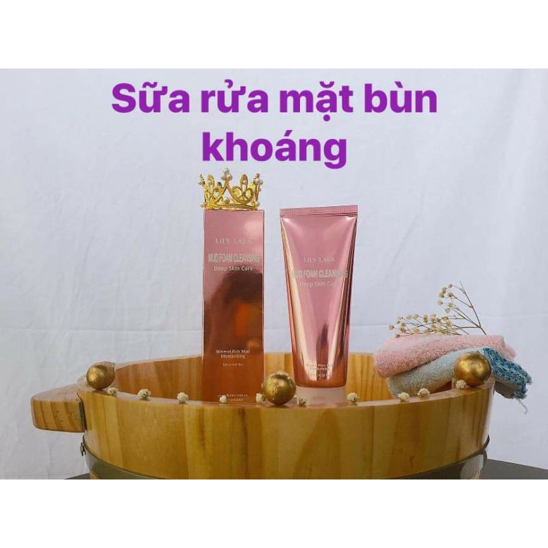 Sữa rửa mặt bùn khoáng Lily LaLa