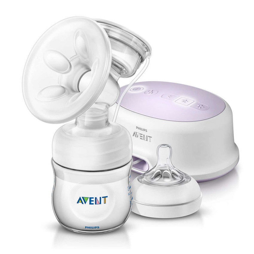 Máy hút sữa điện đơn Philips Avent cao cấp, 4 chế độ hút sữa, không chứa BPA, hàng chính hãnh Philips Avent