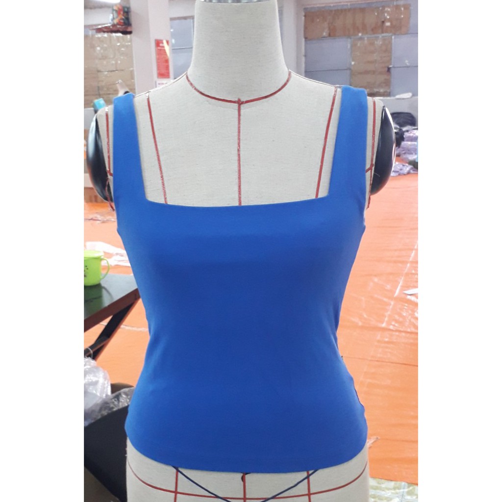 Áo cổ vuông dáng ôm | BigBuy360 - bigbuy360.vn