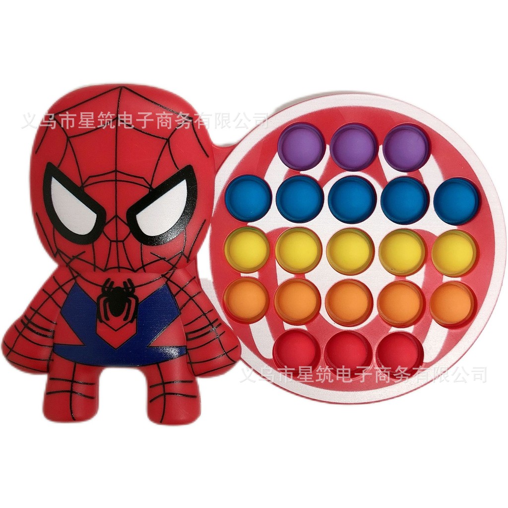 Avengers Pop Avengers - Đồ Chơi Xả Stress Siêu Anh Hùng Cho Bé - Người Nhện, Đội Trưởng Mỹ, Người Sắt - Smarthome Toys