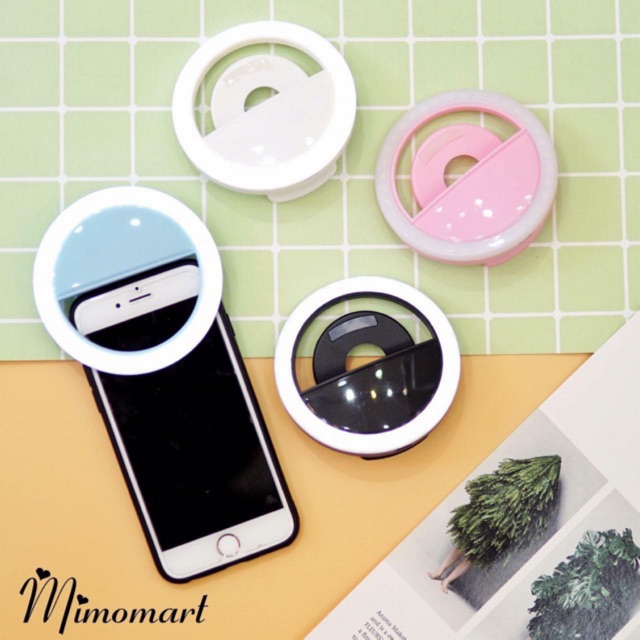 Đèn selfie Ring light cho điện thoại dùng sạc