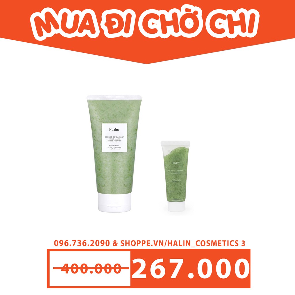 Mặt Nạ Giúp Tẩy Tế Bào Chết  💖FREESHIP💖Mặt Nạ Giúp Tẩy Tế Bào Chết Với Chiết Xuất Từ Xương Rồng Huxley Scrub Mask Swee