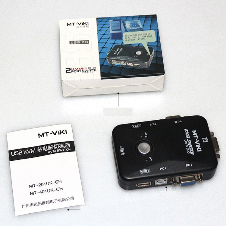 Bộ USB KVM Switches 2 ports MT- VIKI