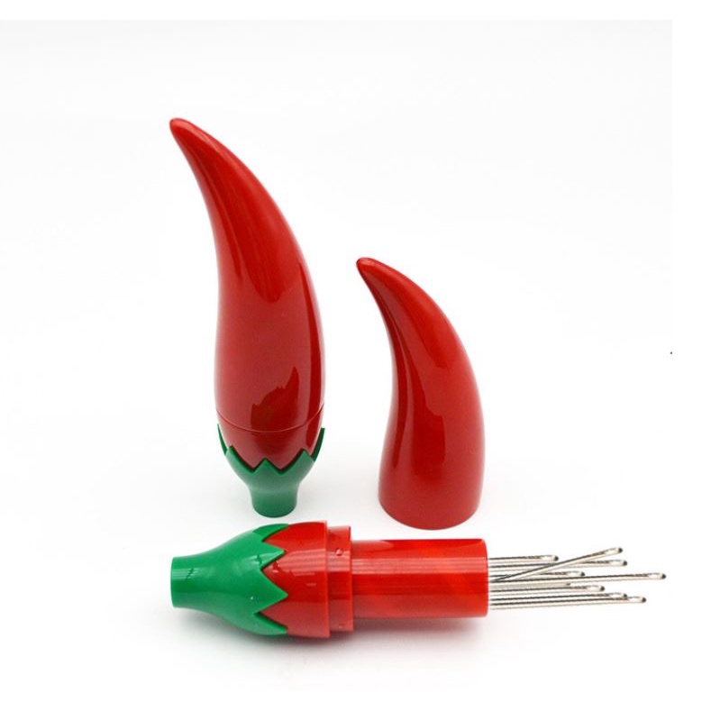 QUẢ ỚT - BỘ 12 KIM KHÂU QUẦN ÁO KHÔNG CẦN XỎ CHỈ