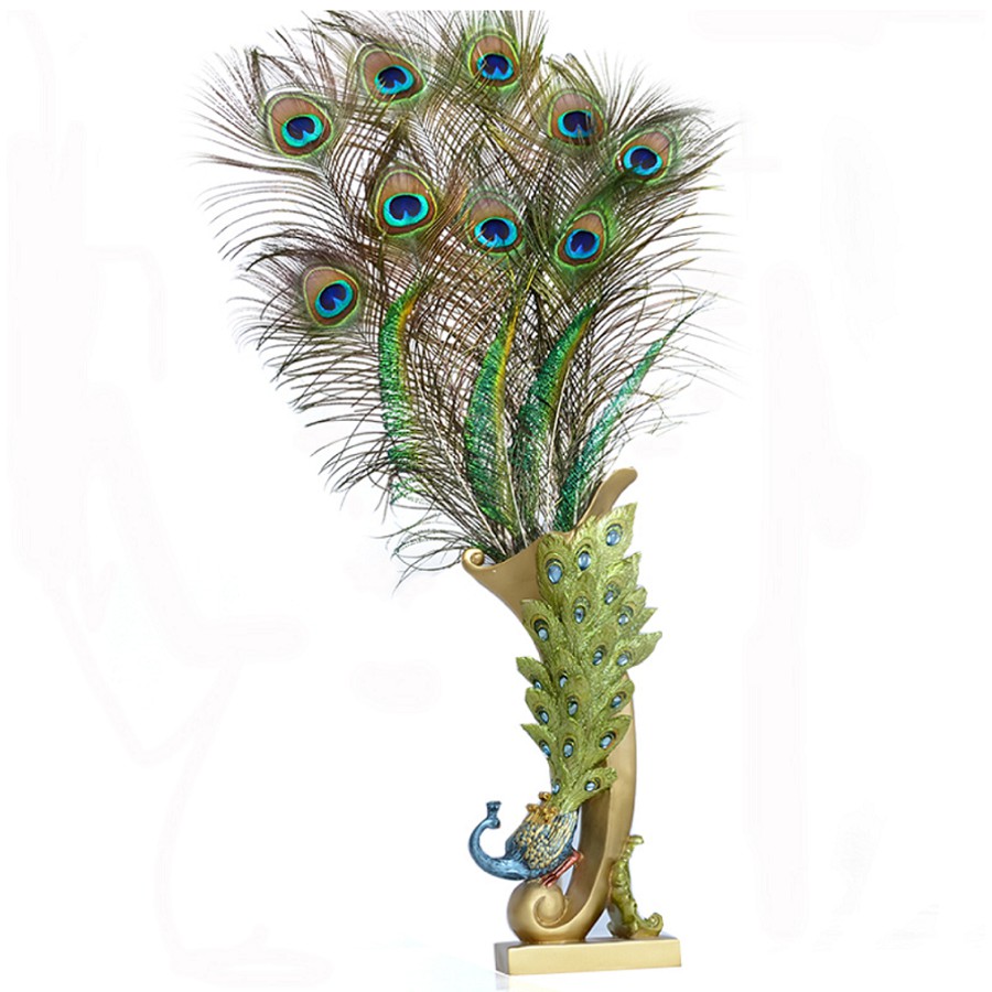 COMBO 10 LÔNG CÔNG TỰ NHIÊN DÀI 80CM