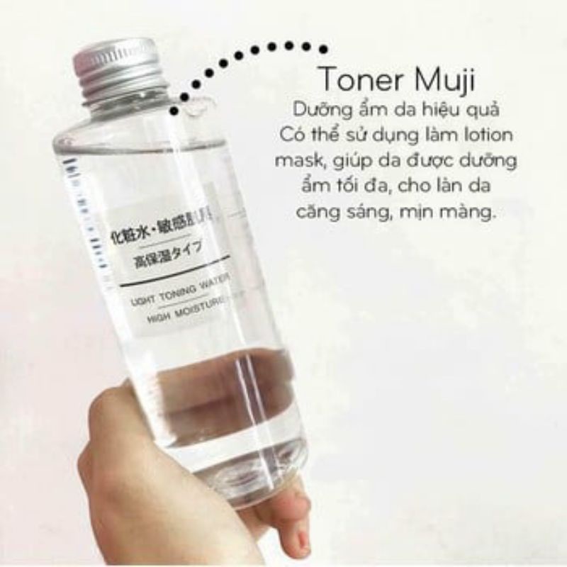 Toner Muji Light/Moisture Toning Water Nhật