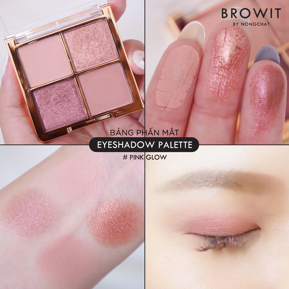 Bảng Phấn Mắt Browit Eyeshadow Palette 1g x 4Colors