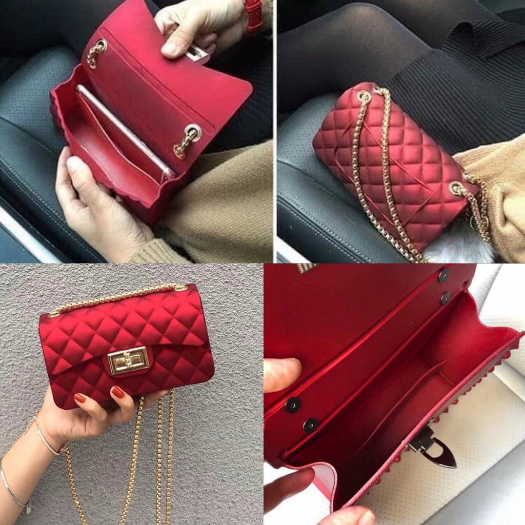 ❤️𝙁𝙍𝙀𝙀𝙎𝙃𝙄𝙋❤️ Túi đeo chéo nữ, túi boy trần trám nhựa PL 358 | BigBuy360 - bigbuy360.vn