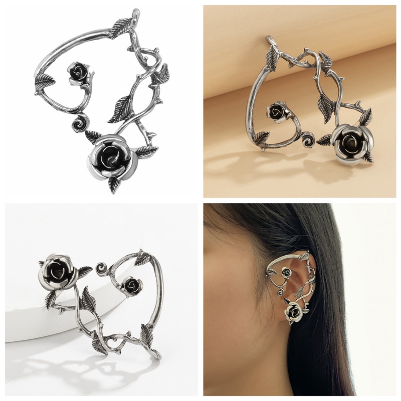 Tmdbyx Khuyên kẹp vành tai không xỏ lỗ màu sắc độc đáo