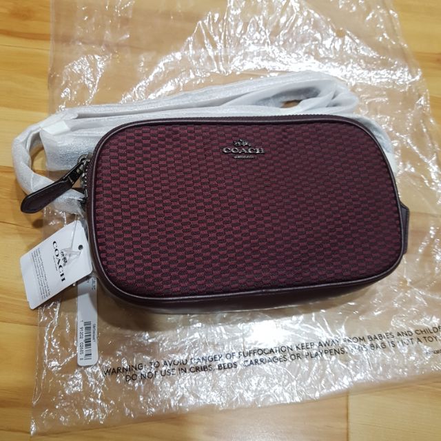 Túi Coach 2 zip đeo chéo authentic