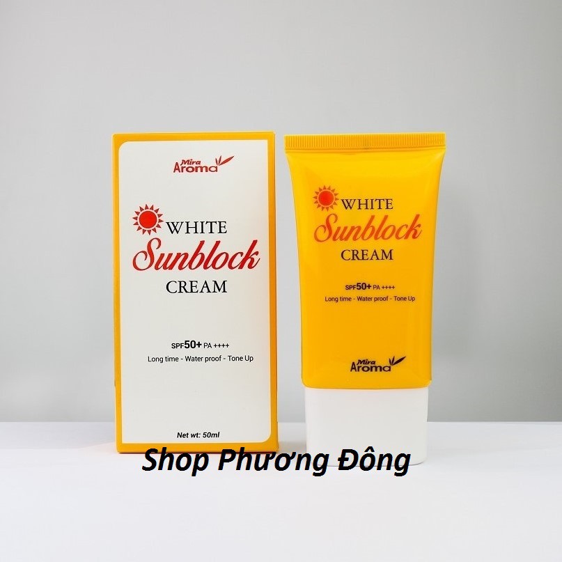 Kem chống nắng dưỡng trắng Da Mira Aroma - White SunBlock Cream 50ml
