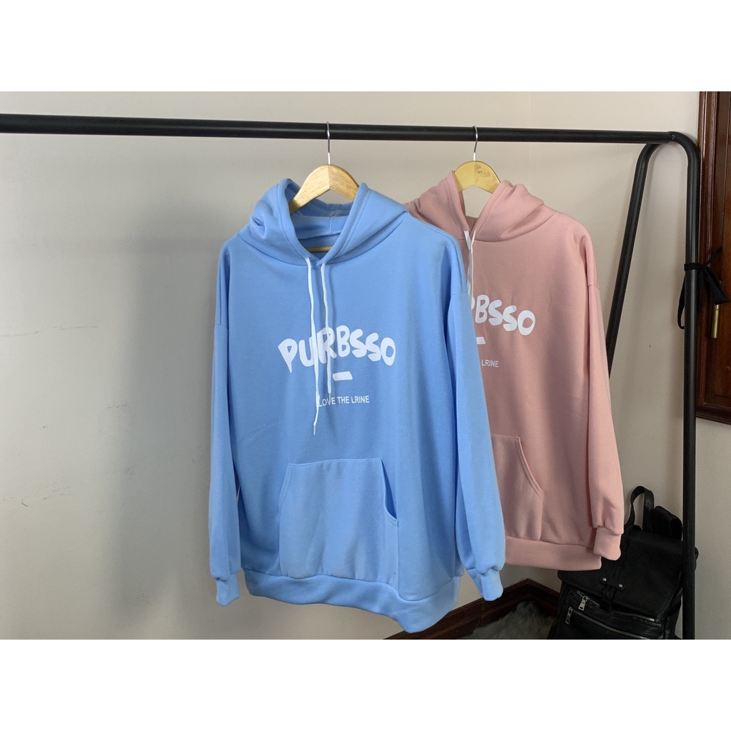 Áo Khoác nỉ HOODIE  UNISEX Nam Nữ Chất Vải Dày Dặn Ấm Áp  (Mã 13: PURBSSO)