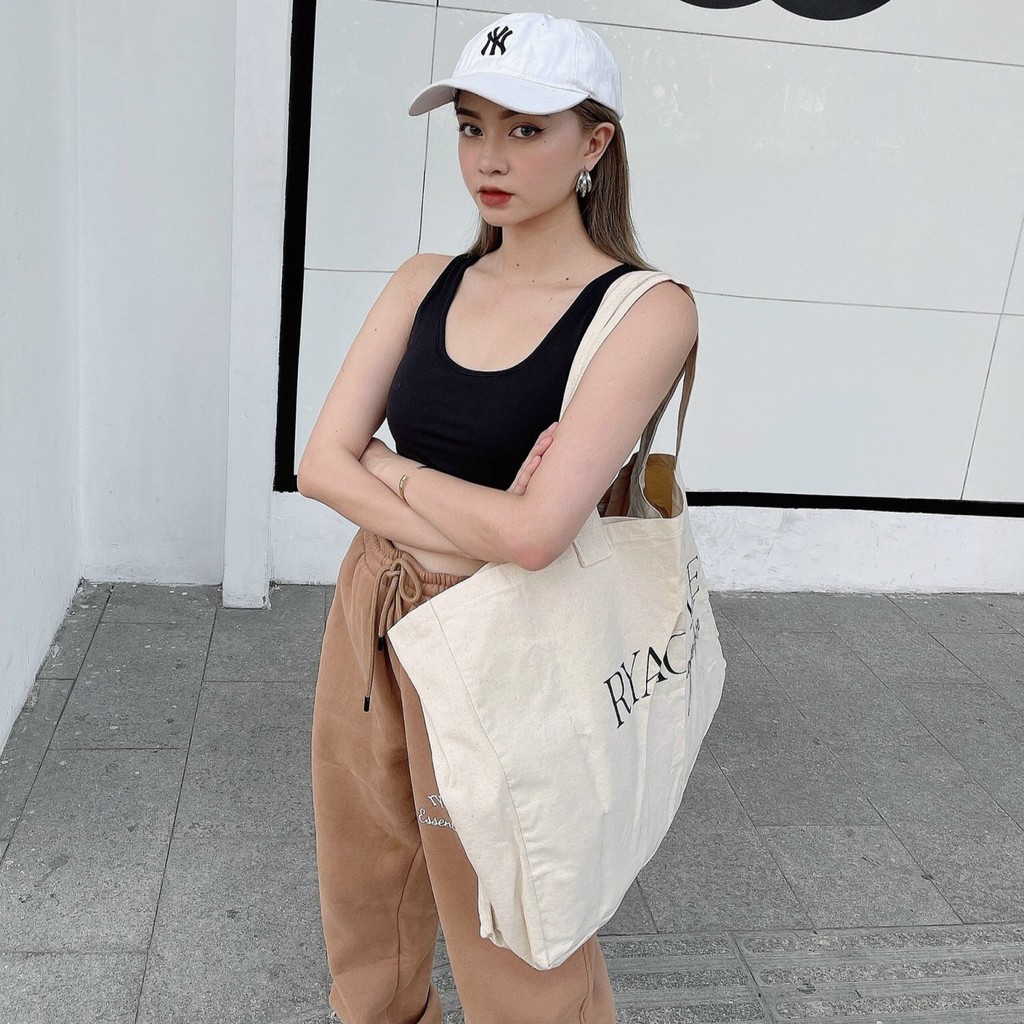 Quần jogger thể thao RYACTIVE - OVERSIZE JOGGER Caramel